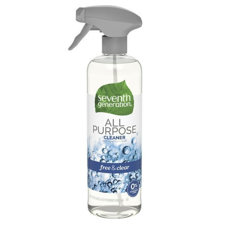 (3 pack) Seventh generation all purpose cleaner, free & clear, 3 x 23 oz