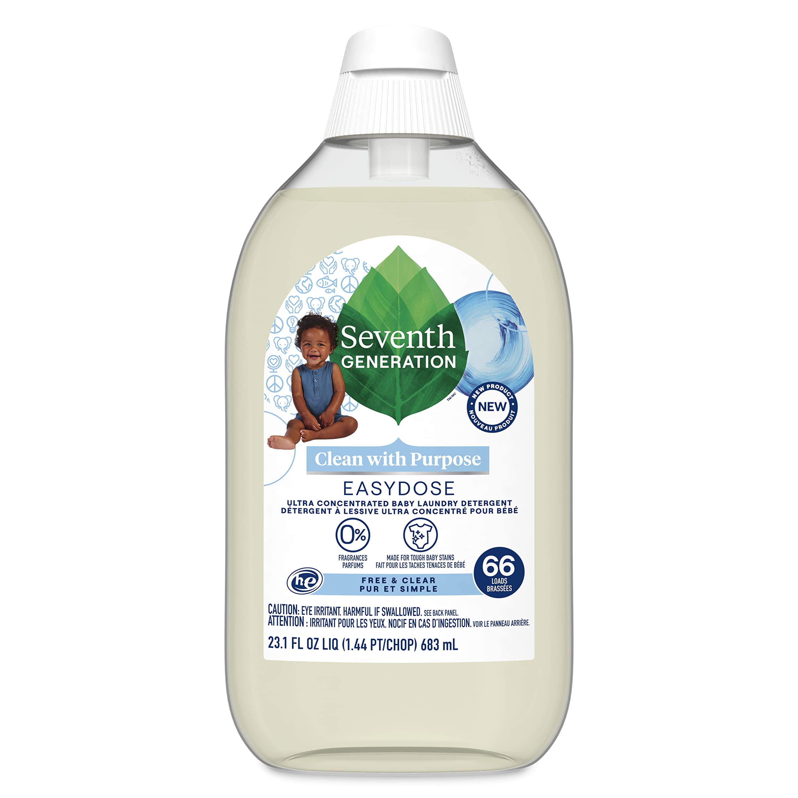 Seventh Generation Laundry Detergent Easy Dose Seventh Generation Baby Easy Dose Laundry Detergent Ultra Concentrated