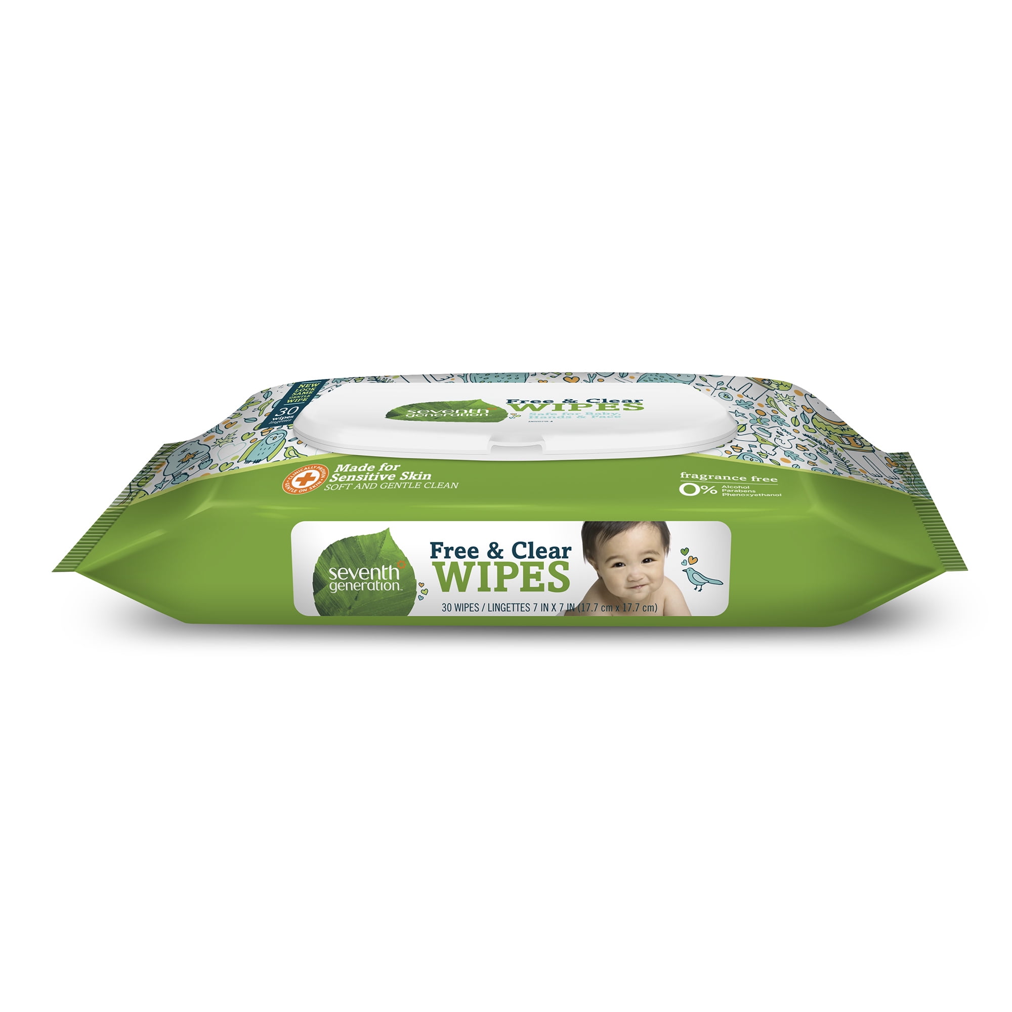  Frida Baby Breathefrida Vapor Wipes for Nose or Chest, 30 Count  (Pack of 1) : Baby