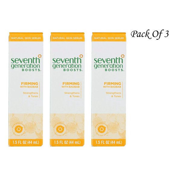 Seventh Generation Boost - Firming With Baobab Skin Serum, 1.5 Oz (Pack Of 3)