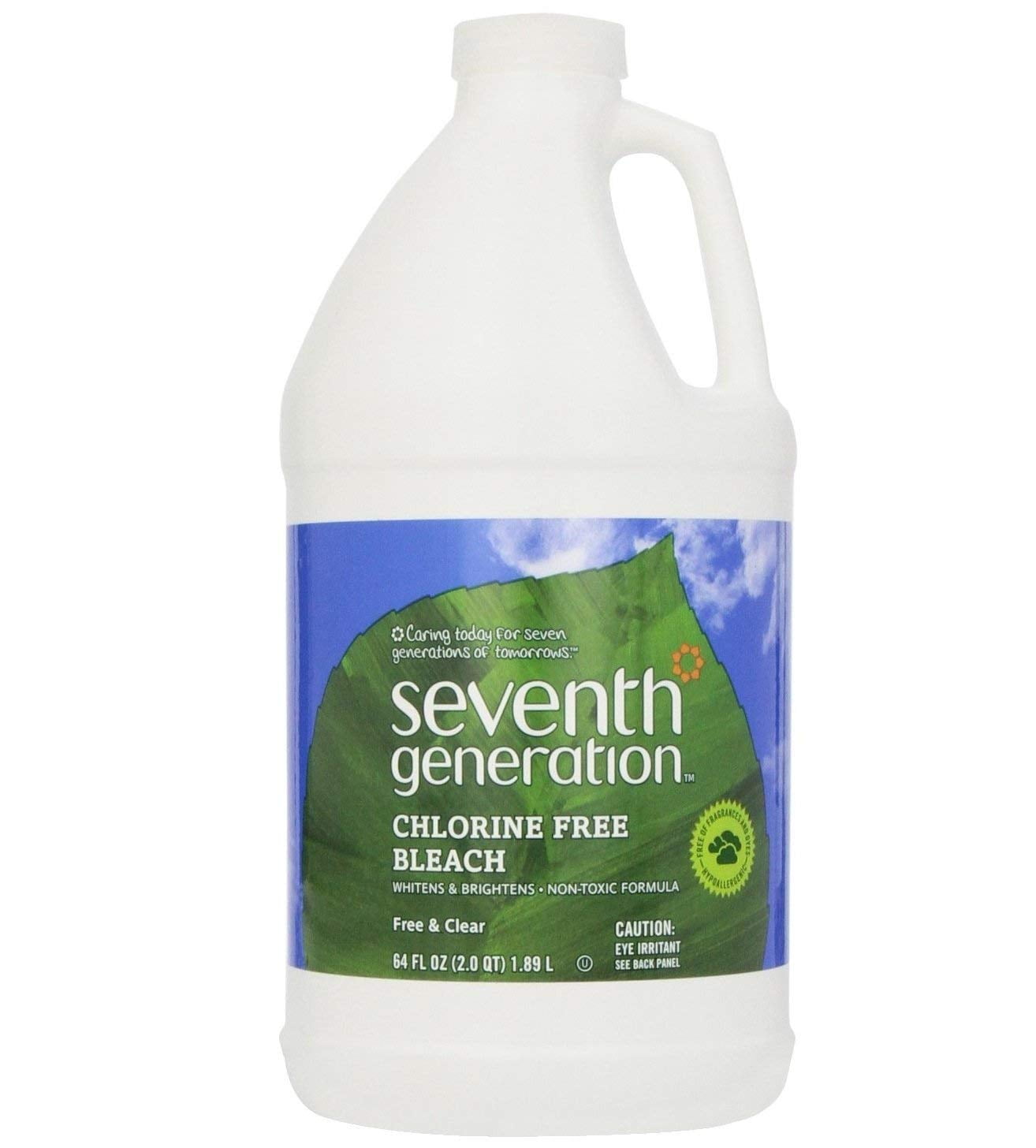 Seventh Generation Chlorine Free BleachFree and Clear64oz, 6 Pack