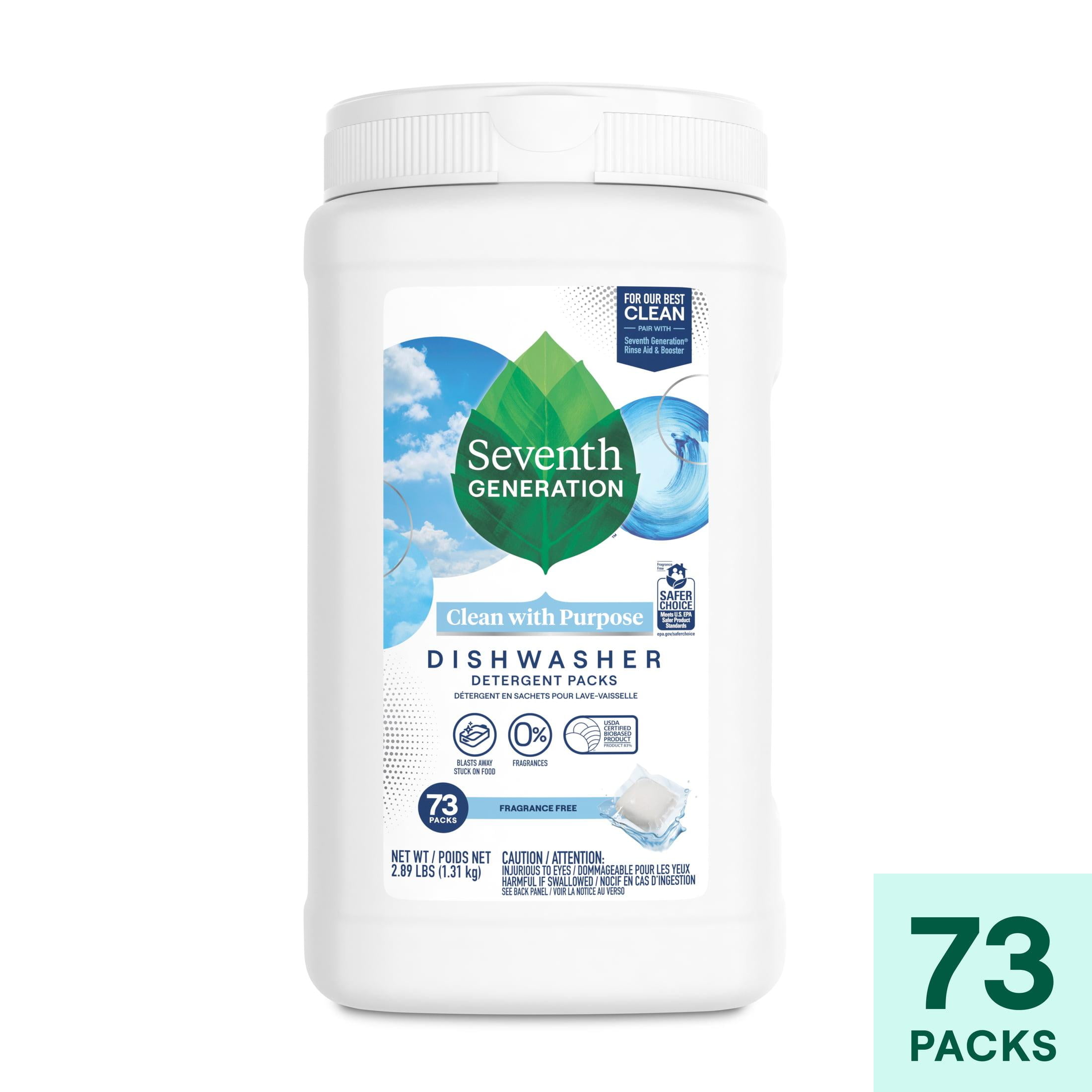 Seventh Generation Clean with Purpose Dishwasher Detergent, 2.89 lb, 73