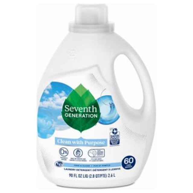 Seventh Generation Clean with Purpose Laundry Detergent, Free and Clear
