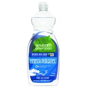 Seventh Generation Dish Liquid, Free & Clear, 25 FL Oz