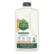 Seventh Generation Dish Soap Refill Dishwashing Liquid Soap, Clementine Zest Lemongrass, 50 oz