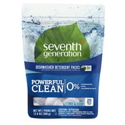 Seventh Generation Natural Automatic Dishwasher Detergent Packs-Quantity:20