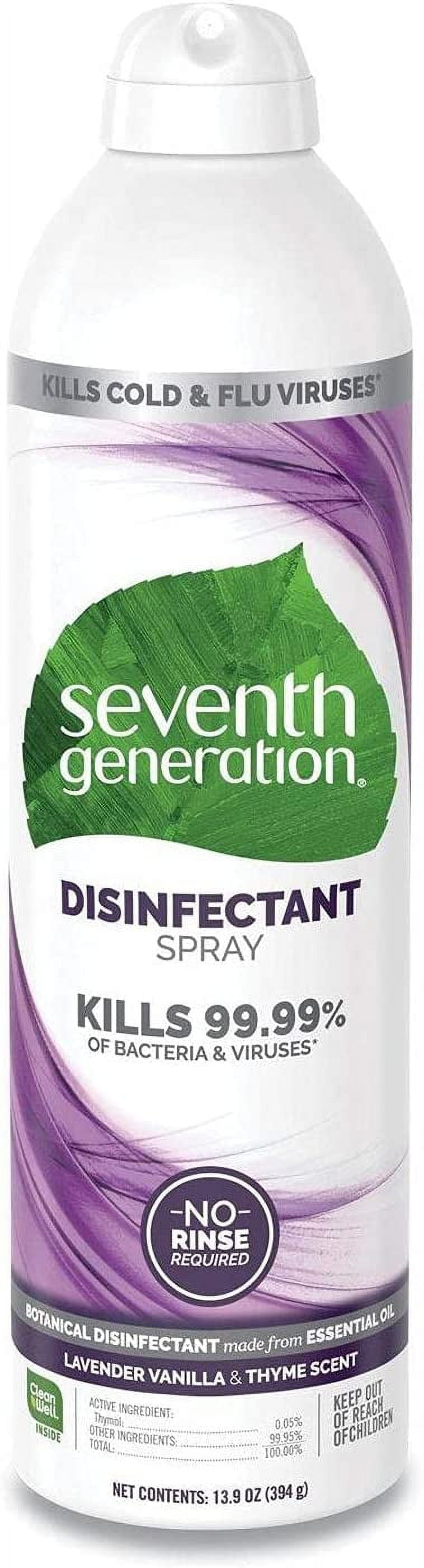 Seventh Generation Disinfectant Spray, Eucalyptus Spearmint & Thyme