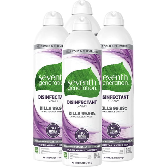 Seventh Generation Disinfectant Spray, Lavender Vanilla & Thyme, 13.9