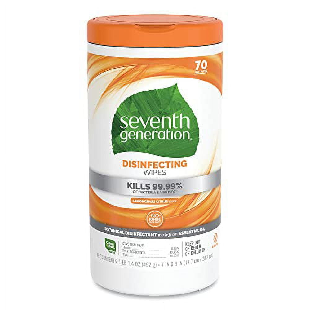 Seventh Generation Disinfecting Wipes 70 ct