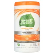 Seventh Generation Disinfecting Wipes, Lemongrass Citrus, 70 Wipes​