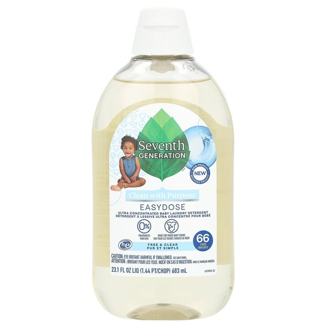 Seventh Generation Ultra Concentrated Laundry Detergent Seventh Generation Easy Dose Ultra Concentrated Baby Laundry Detergent