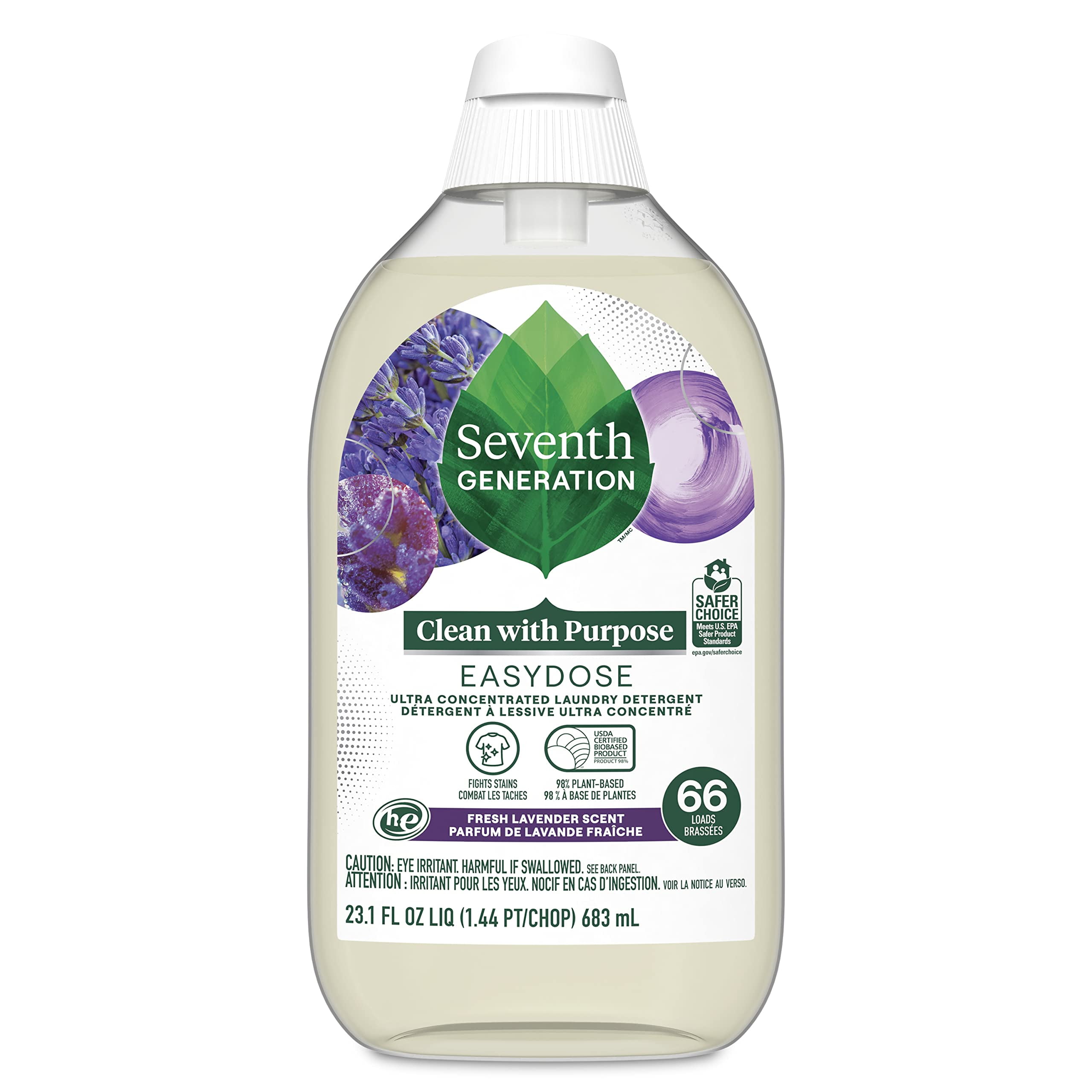 Seventh Generation Ultra Concentrated Laundry Detergent Seventh Generation Easydose Laundry Detergent, Ultra Concentrated: 66