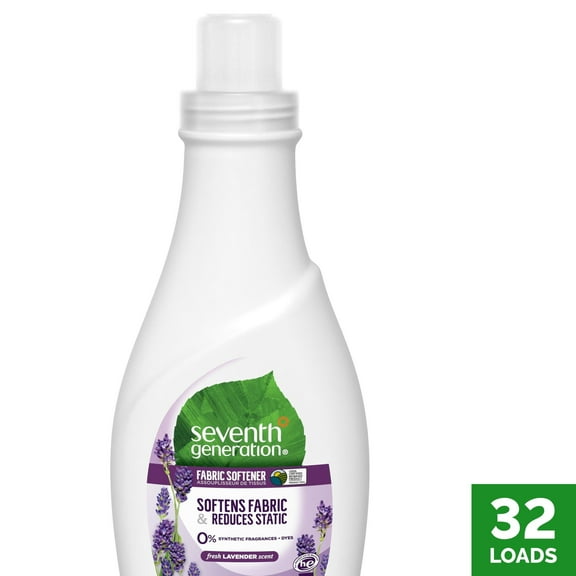 Seventh Generation Fabric Softener, Fresh Lavender, 32 fl oz, 32 Loads