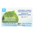 Seventh Generation Fabric Softener Sheets Free & Clear 80 pc (Pack Of 4