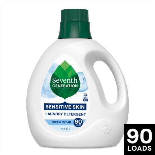 Seventh Generation Free & Clear Liquid Laundry Detergent - 135 oz