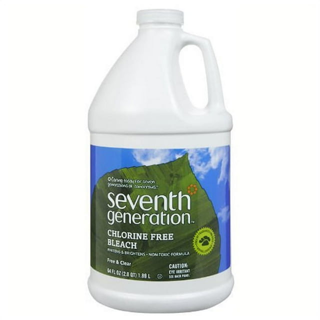 Seventh Generation Free & Clear Chlorine Free Bleach 64 oz Plastic
