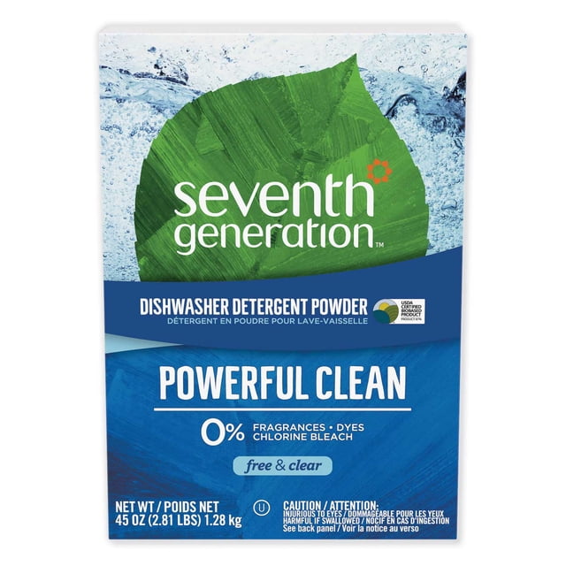 Box Automated Labeler Seventh Generation Free and Clear Automatic Dishwasher Powder, 45 Ounce ...
