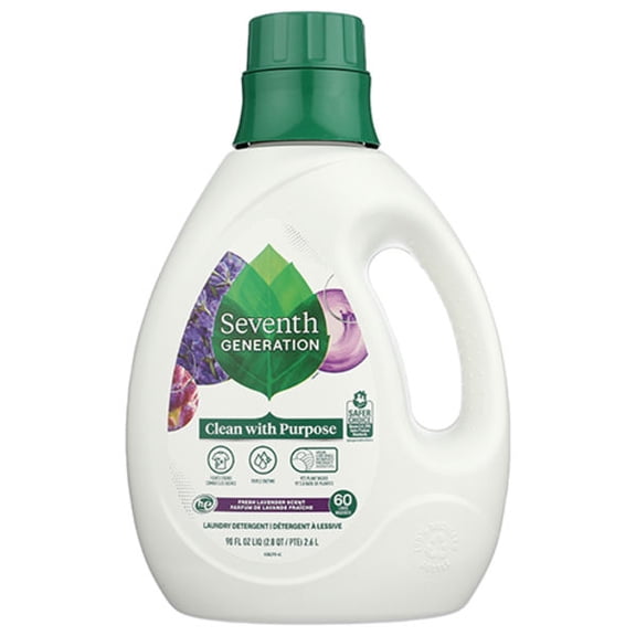 Seventh Generation Fresh Lavender Scent Laundry Detergent 90 fl oz (Pack Of 2)