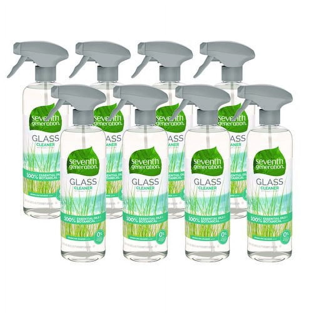 Seventh Generation Glass Cleaner, Sparkling Sea, 4 Pack, 23 oz