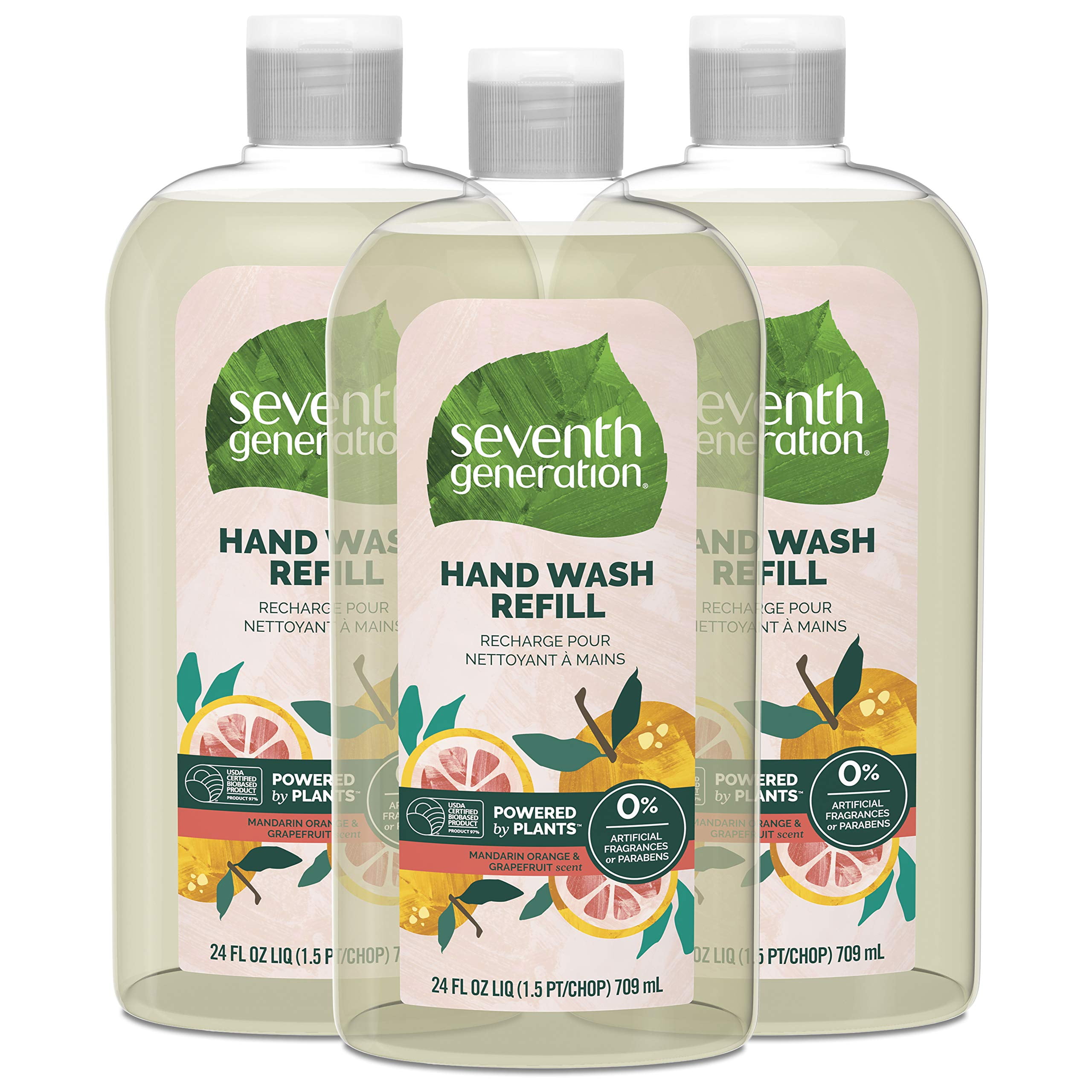 Seventh Generation Hand Soap Refills Mandarin Orange & Grapefruit