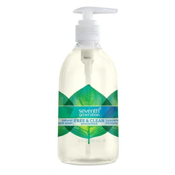 Seventh Generation Hand Wash, Free And Clean, 12 Ounce (Pack Of 6) Packaging May Vary