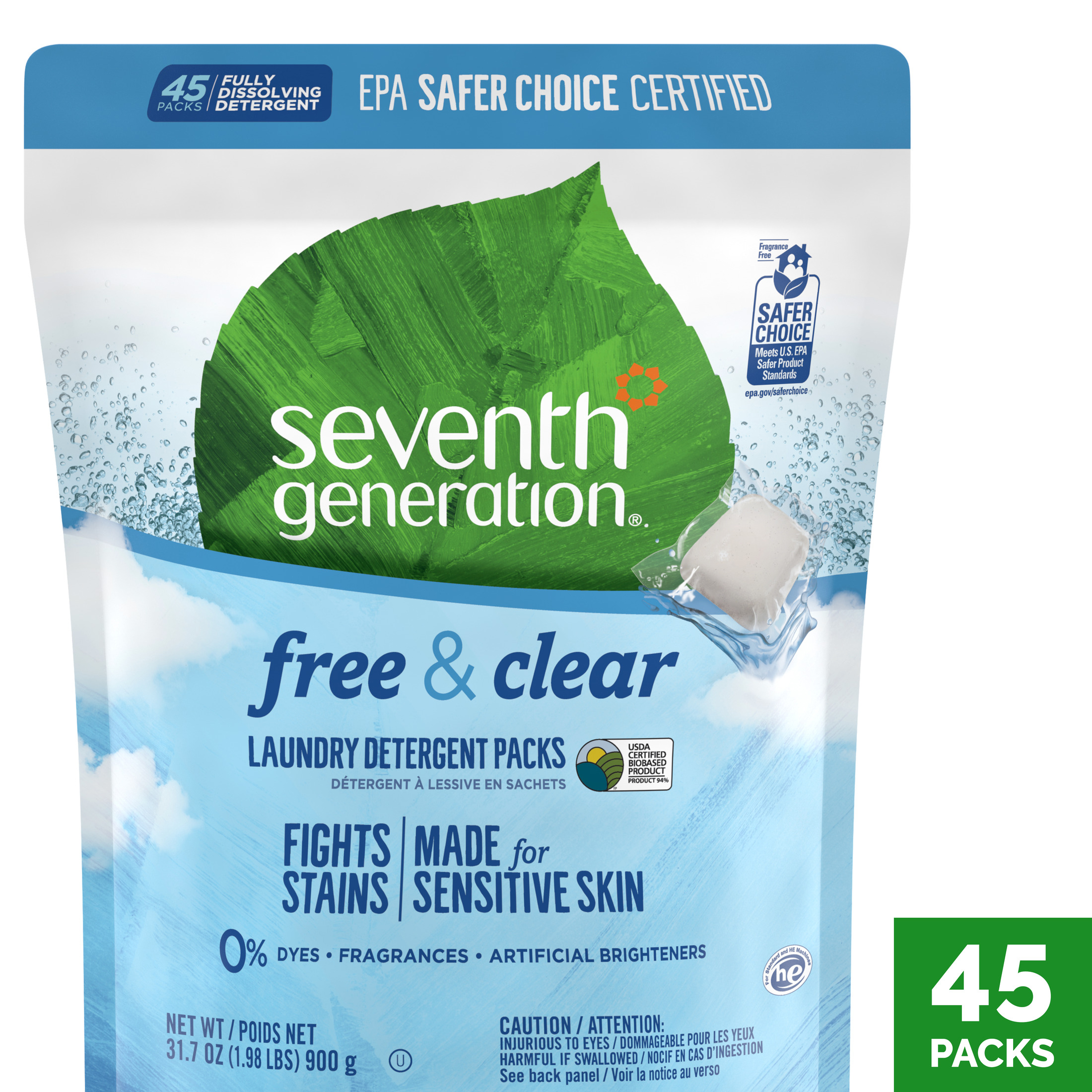 all Powder Laundry Detergent, Free Clear for Sensitive Skin, 52 Ounces