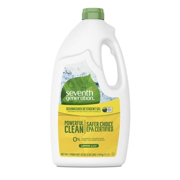 Seventh Generation Lemon Dishwasher Detergent Gel, 42 oz