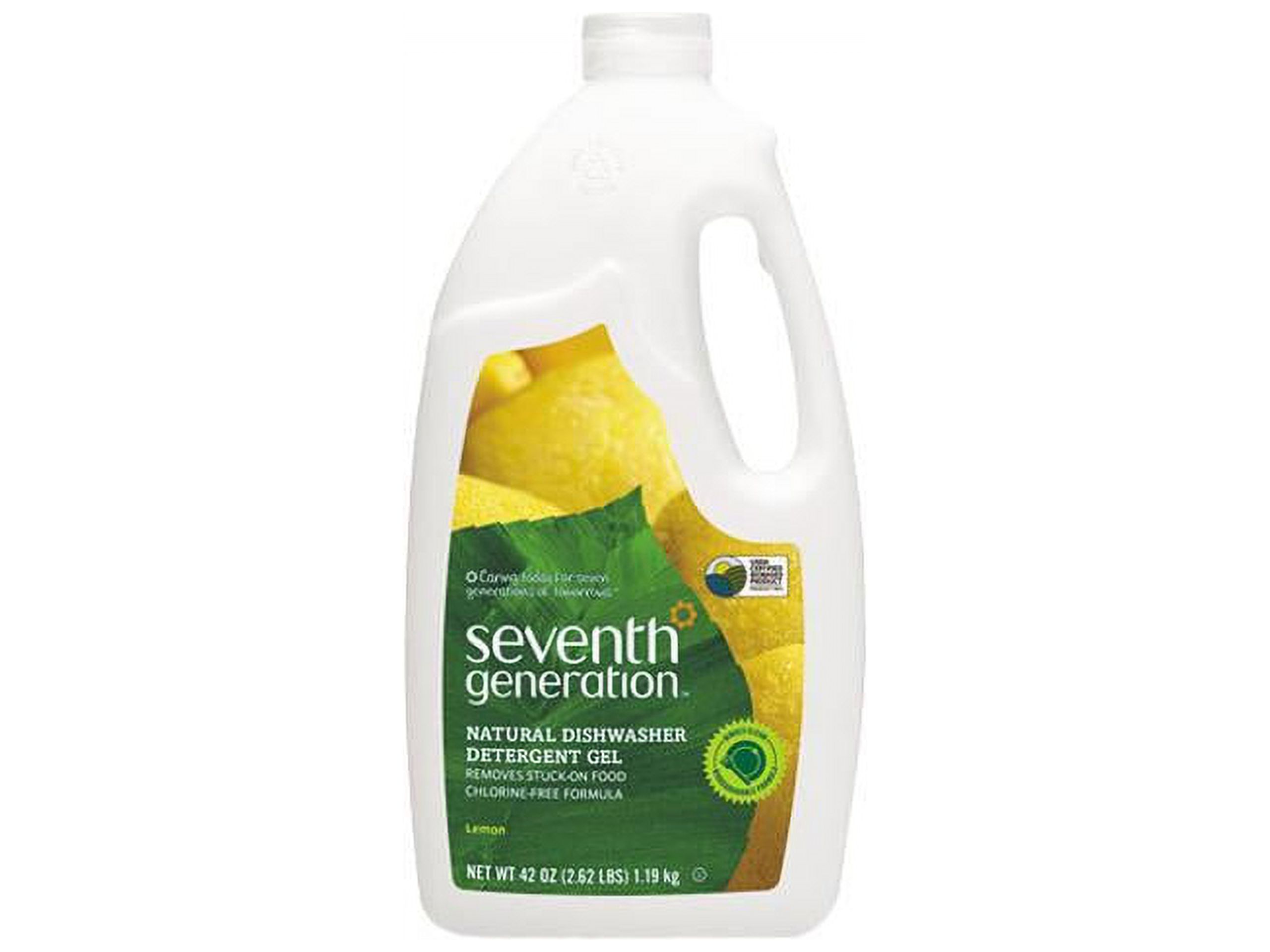 Seventh Generation Lemon Natural Dishwasher Detergent Gel 42 oz. Jug