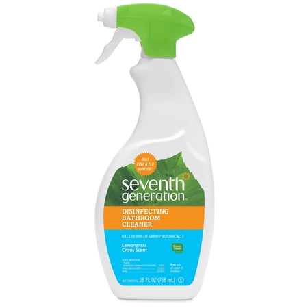 Seventh Generation Lemongrass Citrus Disinfecting Bathroom Cleaner -- 26 fl oz