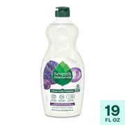 Seventh Generation Liquid Dish Soap Floral Lavender Flower & Mint Biodegradable, 19 oz