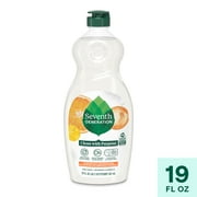 Seventh Generation Dish Soap Liquid, Clementine Zest & Lemongrass, 19 oz