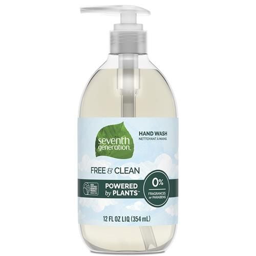 Seventh Generation Liquid Hand Soap Fragrance Free Free & Clean Unscented Hand Soap 12 Oz - Pack of 2