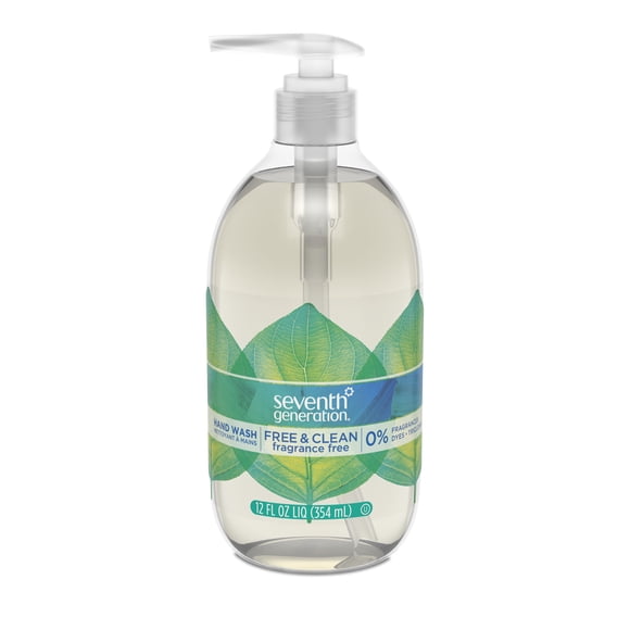Seventh Generation Free & Clear Hand Wash Soap Fragrance Free 12 oz
