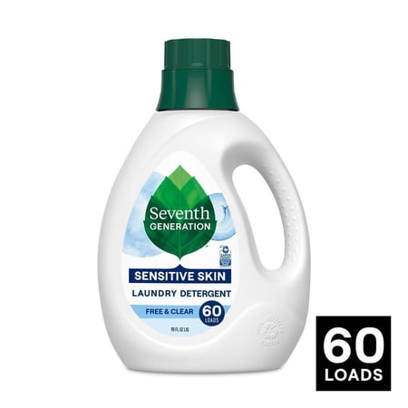 Seventh Generation Liquid Laundry Detergent - Free Clear - 90 fl oz