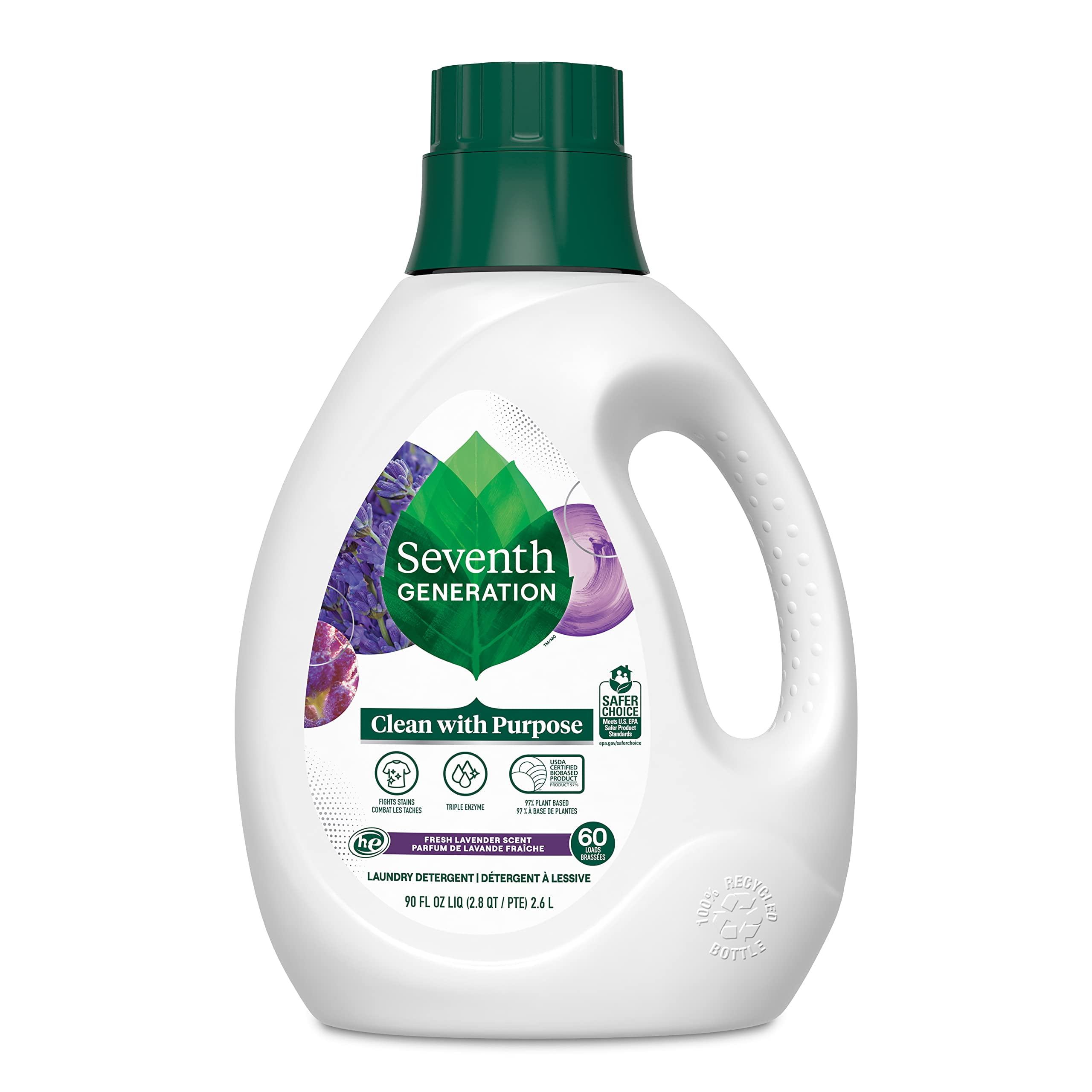 Seventh Generation Liquid Laundry Detergent - Lavender 90 oz