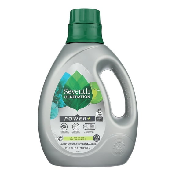 Seventh Generation - Liquid Laundry Power Clean Scent - Case of 4-87.5 FZ