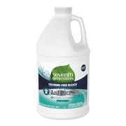 Seventh Generation Non-Chlorine Bleach, 3-in-1 Benefits Fights Stains, Free & Clear, 64 fl oz