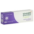 Seventh Generation Organic Cotton NonApplicator Tampons, Super Plus