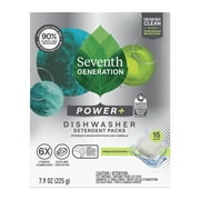 Seventh Generation Powder Dish Soap Dishwasher Detergent, Fresh Citrus, 7.9 oz, 15 Count