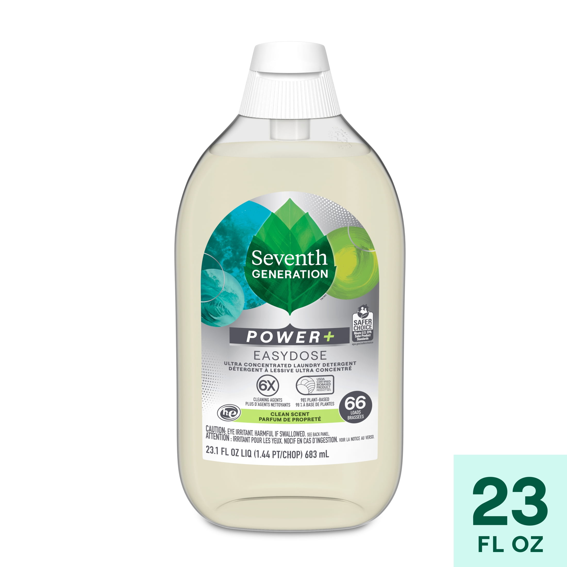 Seventh Generation Ultra Concentrated Laundry Detergent Seventh Generation Power+ EasyDose Ultra Concentrated Laundry Detergent