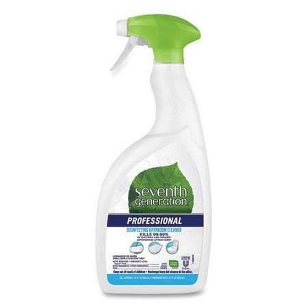 Seventh Generation Pro Disinfect Bathroom Clnr, Lmngrs, 32 oz, 4/CT (SEV44980CT)