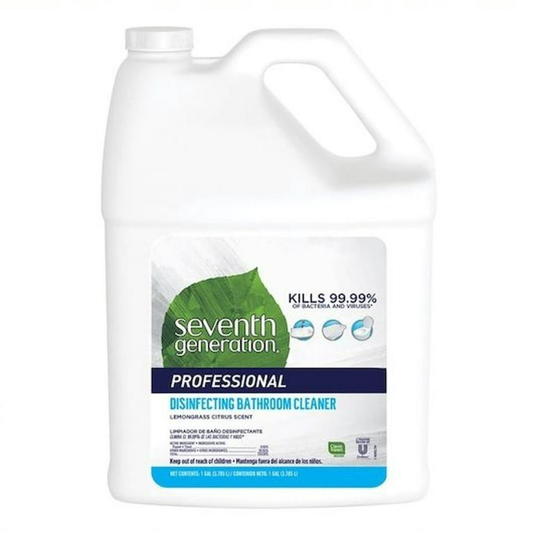 Seventh Generation Lemongrass Citrus Disinfecting Bathroom Cleaner - 26oz :  Target