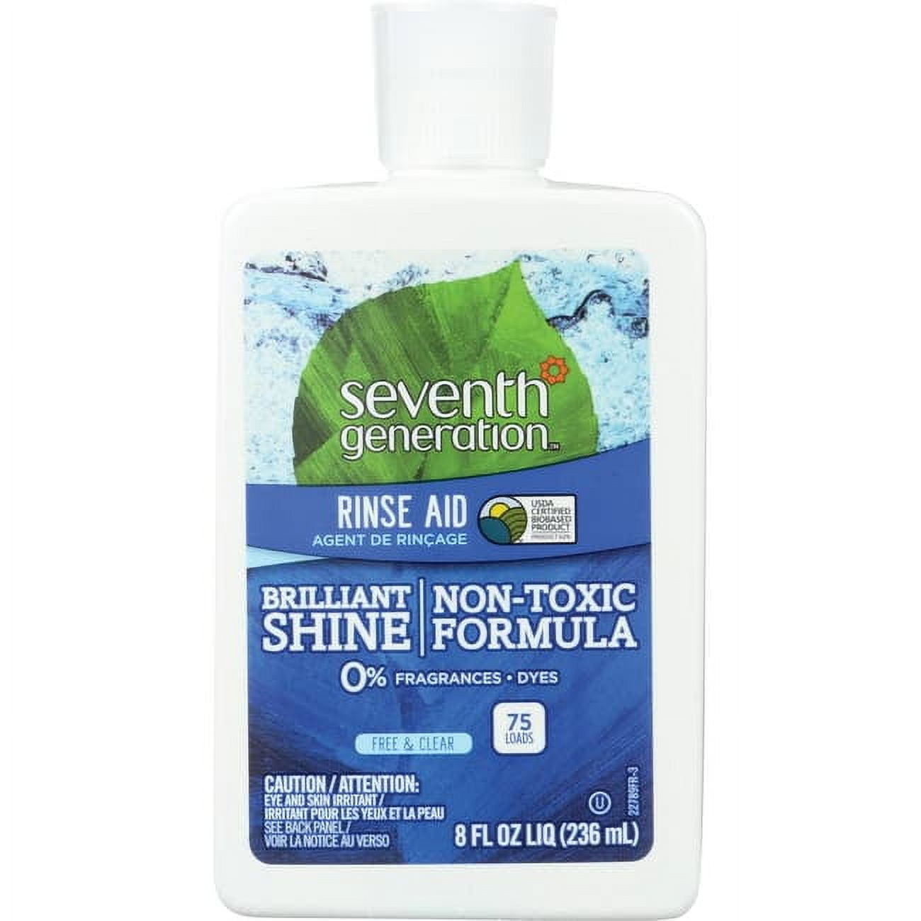 Seventh Generation Rinse Aid Free and Clear 8 fl oz Liq