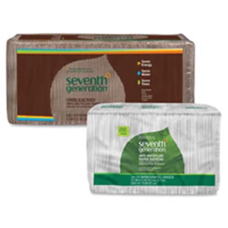 Seventh Generation SEV13713CT Recycled One-Ply Paper Napkins- 3000 Per Carton