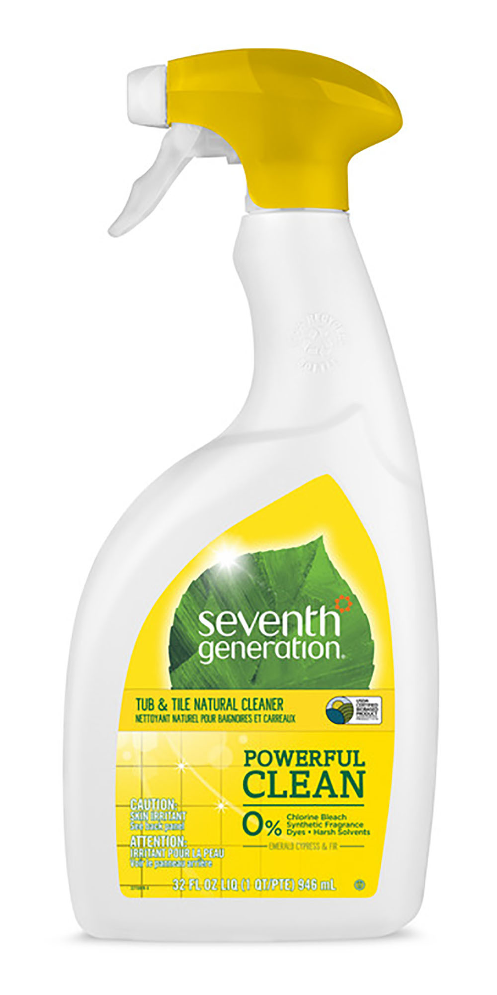 Seventh Generation Tub & Tile Cleaner Emerald Cypress & Fir 32 oz - image 1 of 5