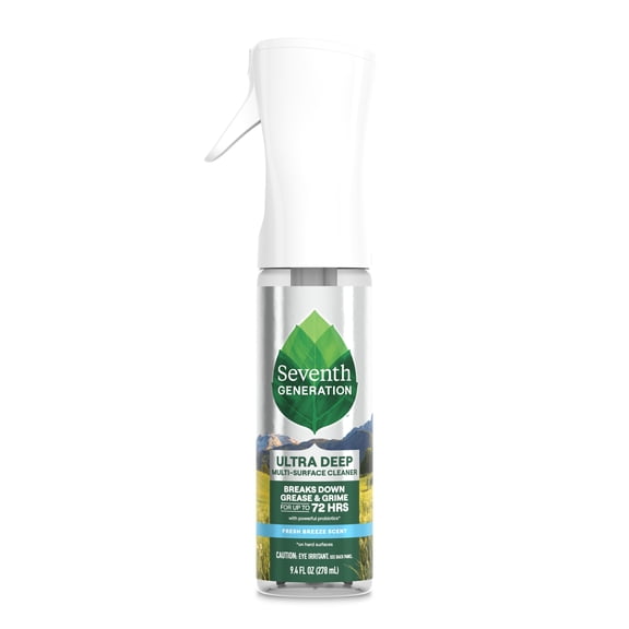 Seventh Generation Ultra Deep Multi‑Surface Cleaner, Fresh Breeze, 9.4 fl oz