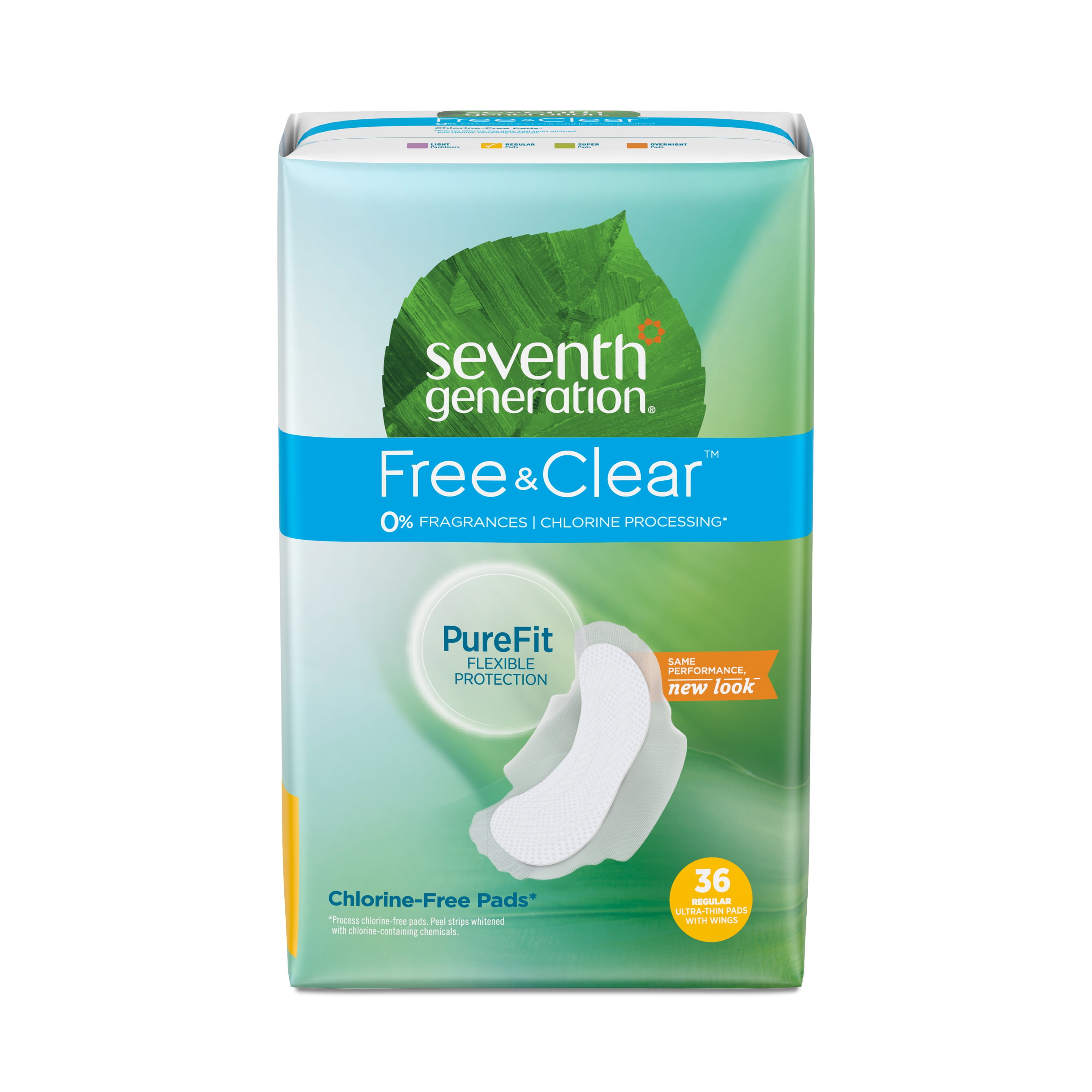 Seventh Generation Ultra Thin Pads with Wings Regular 36 count
