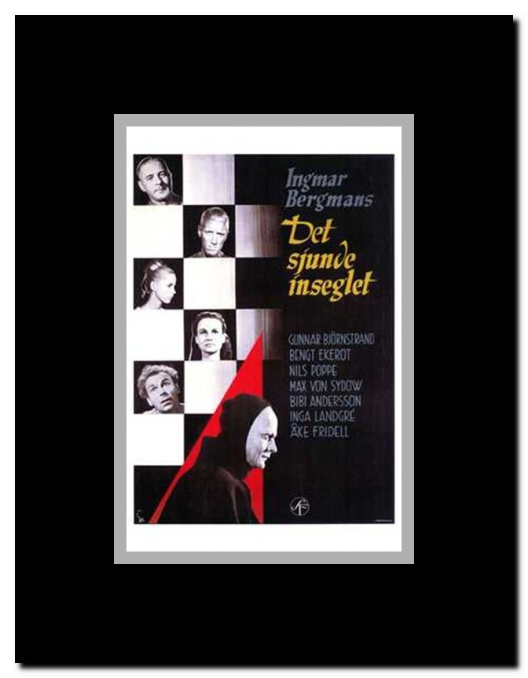 Seventh Seal Framed Movie Poster