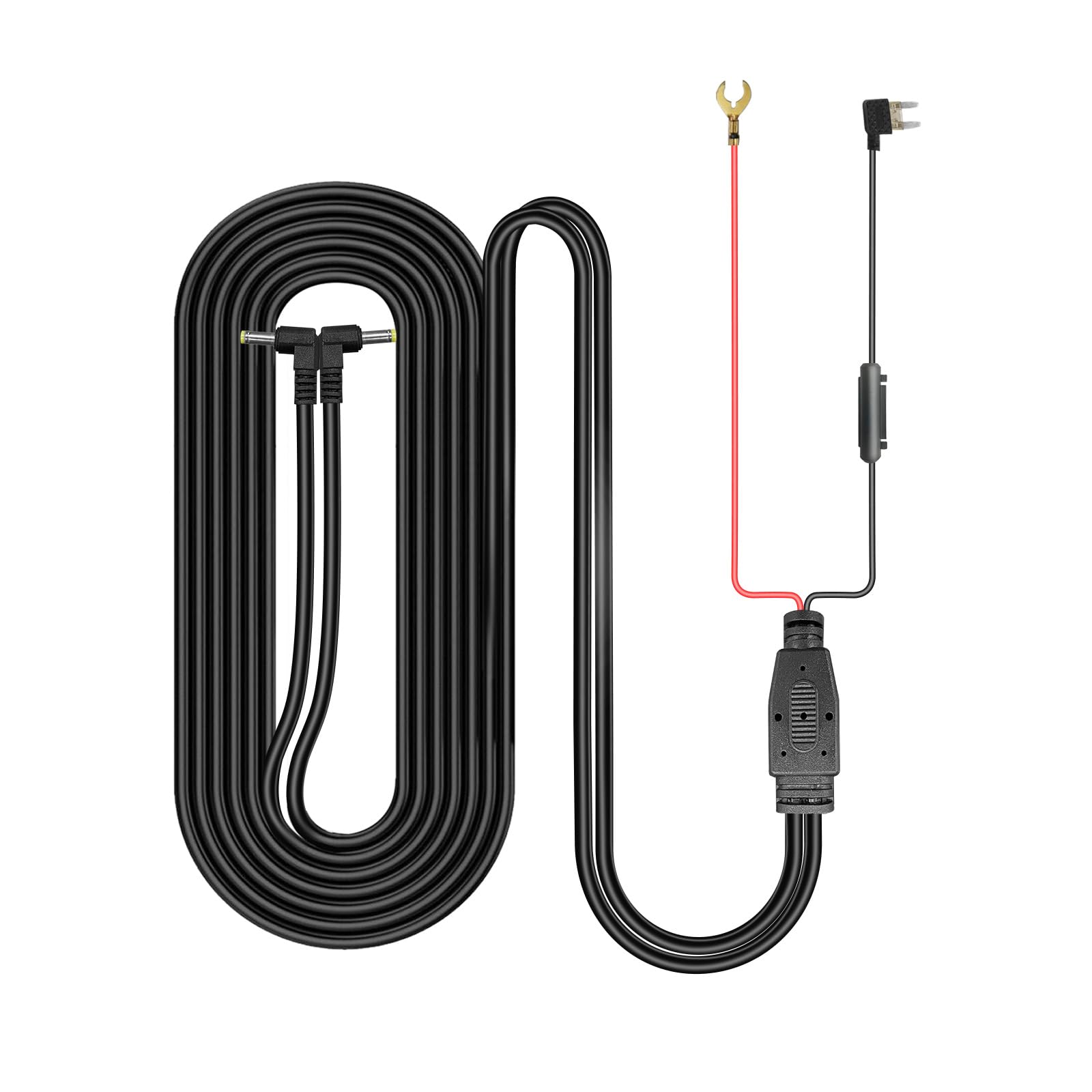 Seventour Car TV Headrest Monitor Hardwired Kit Battery Fuse Power ...