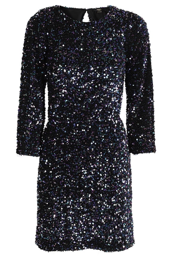 Multicolor Jersey Dress With Sequin Appliqué (Women's)